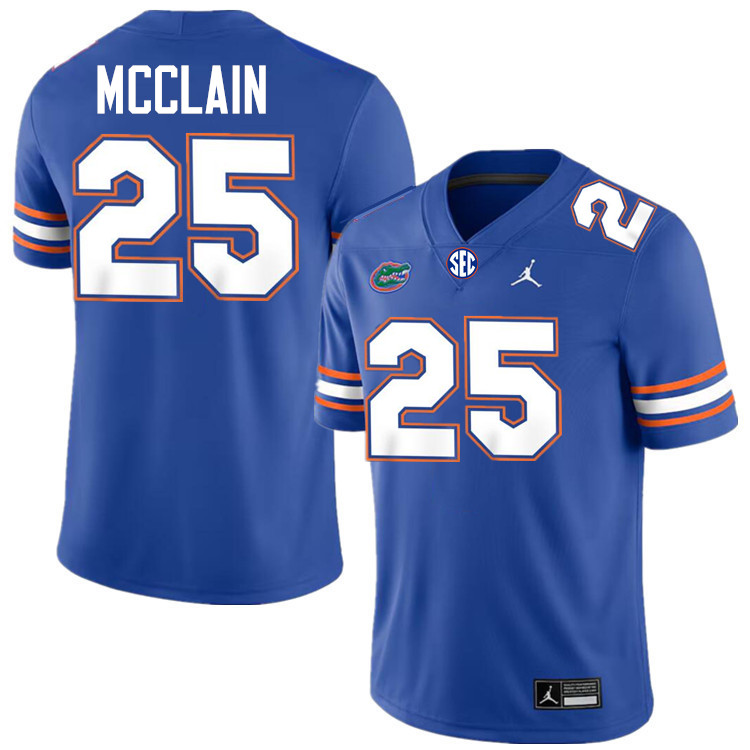 #25 Cormani McClain Gators Jersey,Florida Gators College Football Jerseys Stitched-Royal